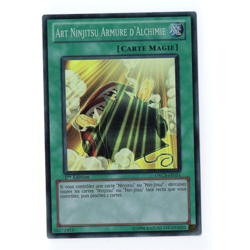 Yu-Gi-Oh! - Orcs-Fr051 - Art Ninjitsu Armure D'alchimie - Super Rare