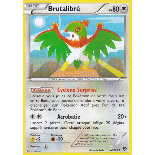 Carte Pokemon - Brutalibre - 97/114 - Offensive Vapeur -
