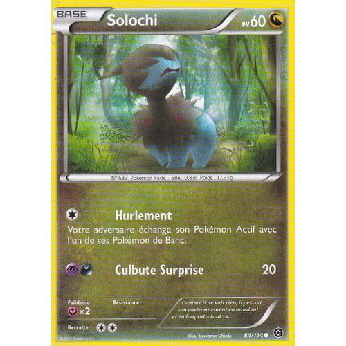 Carte Pokemon - Solochi - 84/114 - Offensive Vapeur -