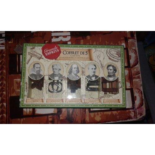 Professor Puzzle Great Minds - Set Of 5 Puzzles (Casse-Tête)