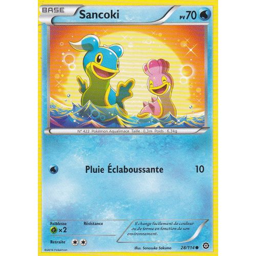 Carte Pokemon - Sancoki - 28/114 - Offensive Vapeur -