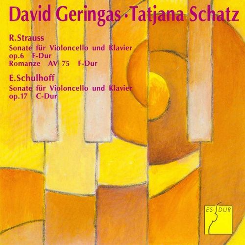 Sonates Pour Violoncelle Et Piano, Romance En Fa Geringas, Violoncelle & Schatz, Piano + Schulhoff