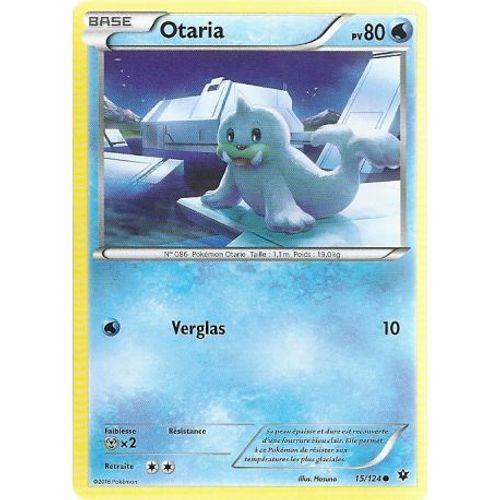 Carte Pokemon - Otaria - Pv 80 - 15/124 - Commune - Vf