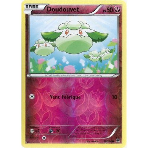 Carte Pokemon - Doudouvet - Pv 50 - 70/124 - Holo Reverse - Vf