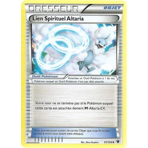 Carte Pokemon - Lien Spirituel Altaria - Dresseur  - 91/124 - Peu Commune - Vf