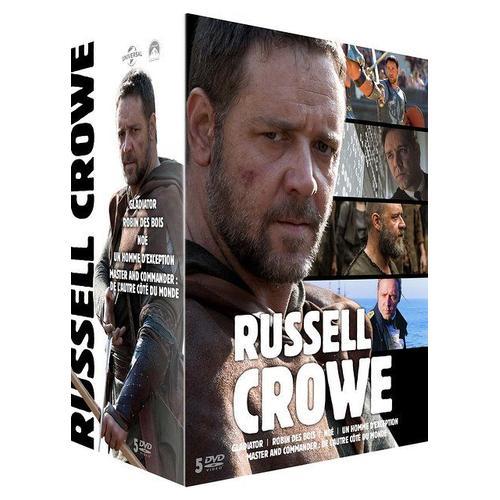 Coffret Russell Crowe : Robin Des Bois + Gladiator + Master & Commander + Noé + Un Homme D'exception - Pack