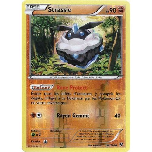 Carte Pokemon - Strassie - Pv 90 - 50/124 - Holo Reverse - Vf