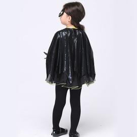 Eleyooner Déguisement De Batman Enfant Fille Costume D'halloween Cosplay De  Chauve-Souris Taille S(;Masque+Robe+Cape); | Rakuten