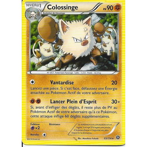 Pokémon - 53/114 - Colossinge - Xy - Offensive Vapeur - Rare