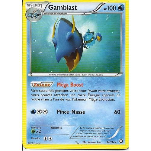 Pokémon - 34/114 - Gamblast - Xy - Offensive Vapeur - Rare