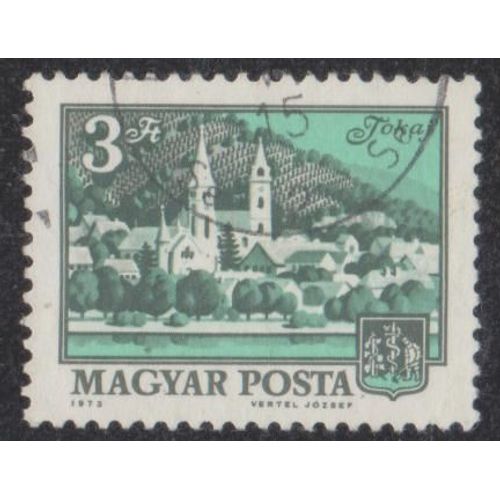 Timbre De Hongrie N°2309 Y&t 3 Fo Série Courante Villes Sujets Divers Tokaj