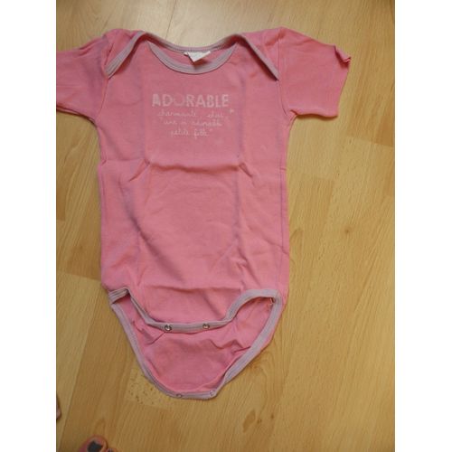 Body Absorba Body Coton 36 Mois Saumon