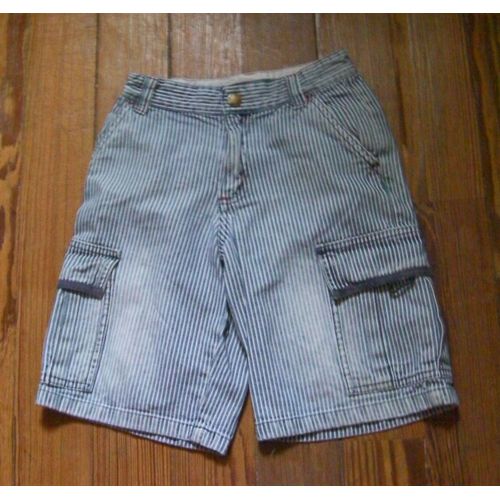 Short Rayé Bleu - Taille 6 Ans