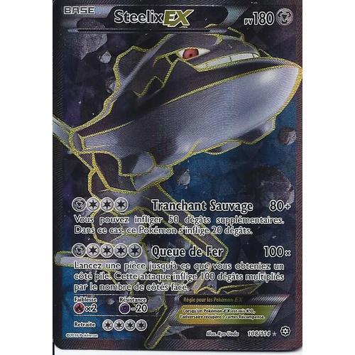 Pokémon - 108/114 - Steelix Ex - Xy - Offensive Vapeur - Full Art