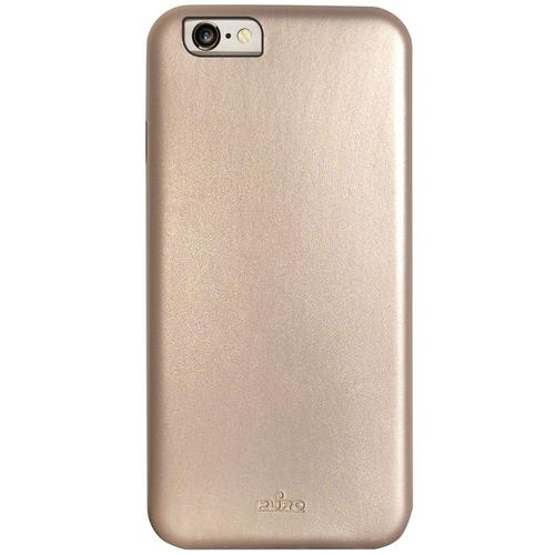 Coque Fine Et Élégante Puro Vegan Slim Eco Leather Iphone 6s Gold