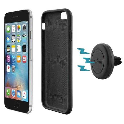 Support Magnétique Et Coque Pour Iphone 6s Fixation Grille Aérateur