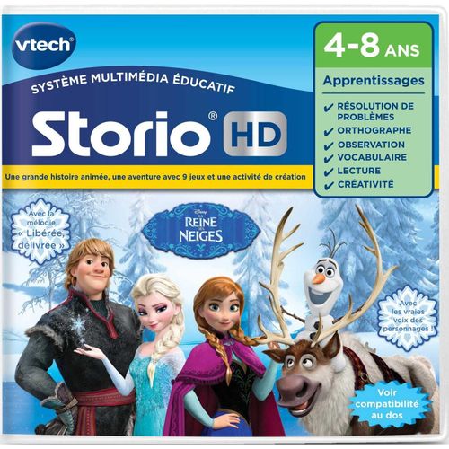 Vtech Jeu Storio La Reine Des Neiges