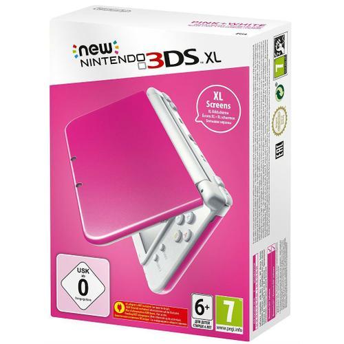 Nintendo New 3ds Xl Rose Et Blanc