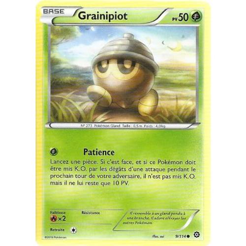 Carte Pokemon - Xy11 - Offensive Vapeur - Grainipiot - Pv 50 - 9/114 - Commune - Vf