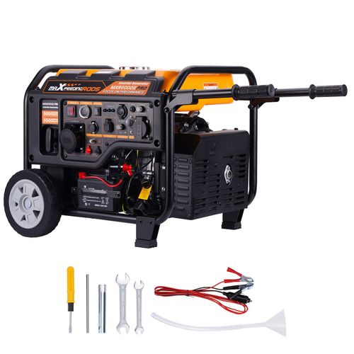 Groupe electrogene 5500W Inverter générateur electrique Démarrage à essence 4 temps avec l'interface ATS prises USB et 230V pour le camping car chantier maXpeedingrods