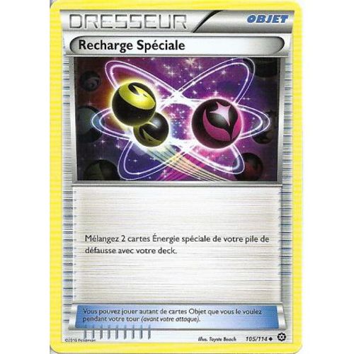 Carte Pokemon - Xy11 - Offensive Vapeur - Recharge Spéciale - Dresseur  - 105/114 - Peu Commune - Vf