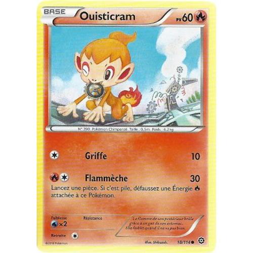 Carte Pokemon - Xy11 - Offensive Vapeur - Ouisticram - Pv 60 - 18/114 - Commune - Vf