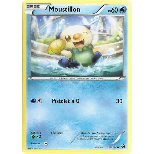Carte Pokemon - Xy11 - Offensive Vapeur - Moustillon - Pv 60 - 30/114 - Commune - Vf