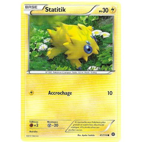 Carte Pokemon - Xy11 - Offensive Vapeur - Statitik - Pv 30 - 41/114 - Commune - Vf