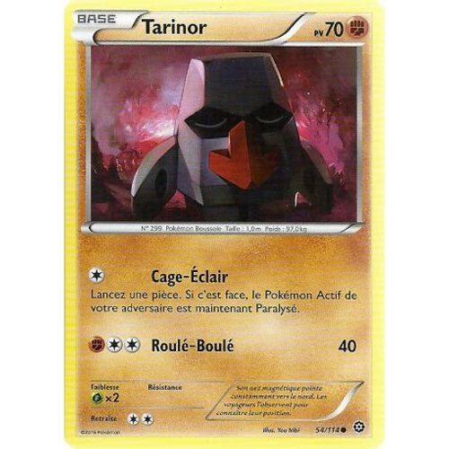 Carte Pokemon - Xy11 - Offensive Vapeur - Tarinor - Pv 70 - 54/114 - Commune - Vf