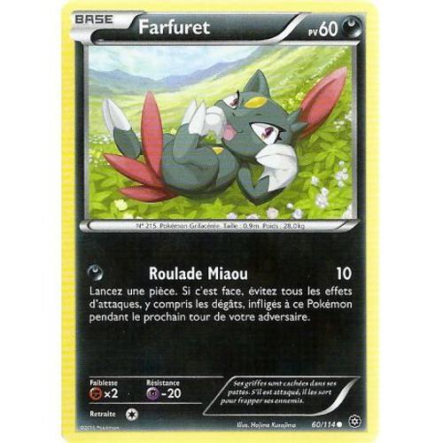 Carte Pokemon - Xy11 - Offensive Vapeur - Farfuret - Pv 60 - 60/114 - Commune - Vf
