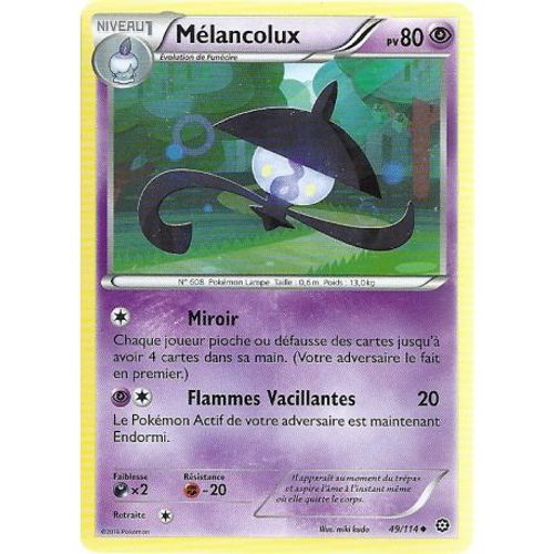 Carte Pokemon - Xy11 - Offensive Vapeur - Mélancolux - Pv 80 - 49/114 - Peu Commune - Vf