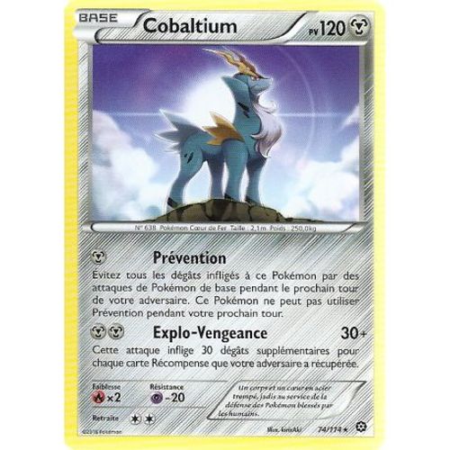 Carte Pokemon - Xy11 - Offensive Vapeur - Cobaltium - Pv 120 - 74/114 - Rare - Vf