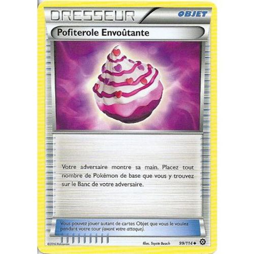 Carte Pokemon - Xy11 - Offensive Vapeur - Pofiterole Envoûtante - Dresseur  - 99/114 - Peu Commune - Vf