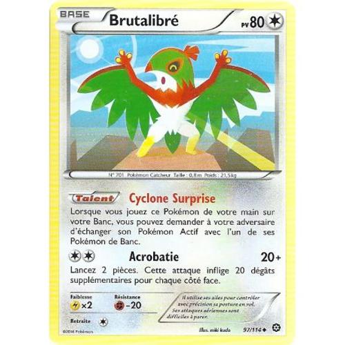 Carte Pokemon - Xy11 - Offensive Vapeur - Brutalibré - Pv 80 - 97/114 - Peu Commune - Vf