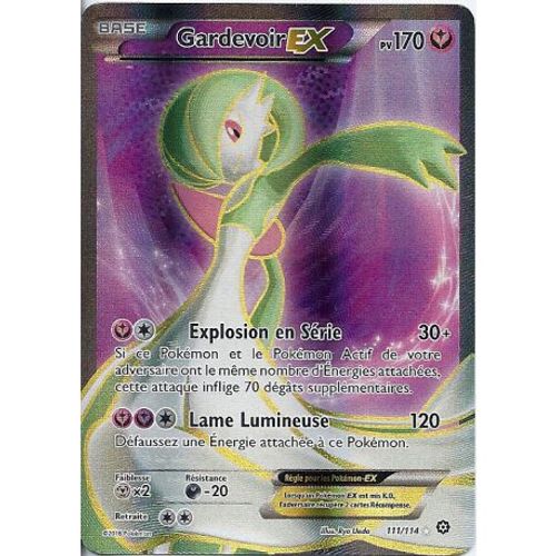 Carte Pokemon - Xy11 - Offensive Vapeur - Gardevoir - Pv 170 - 111/114 - Ex - Ultra Rare - Full Art - Vf