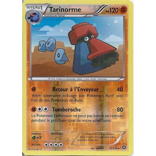 Carte Pokemon - Xy11 - Offensive Vapeur - Tarinorme - Pv 120 - 55/114 - Holo Reverse - Vf