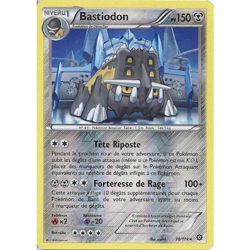 Carte Pokemon - Xy11 - Offensive Vapeur - Bastiodon - Pv 150 - 70/114 - Holo Reverse - Vf