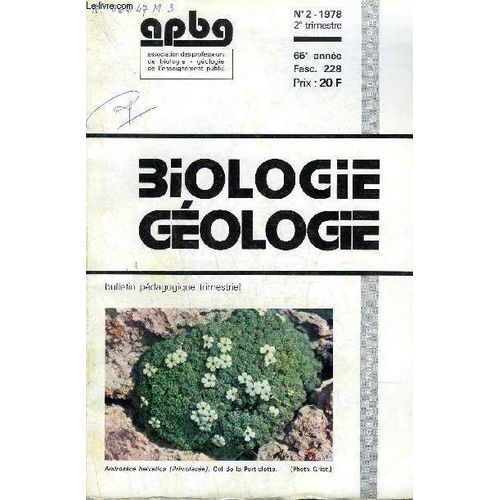 Biologie Geologie - N°2 - 1978