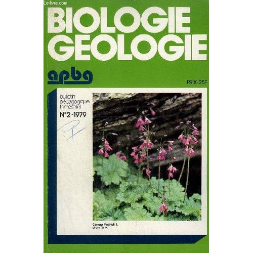 Biologie Geologie - N°2-1979