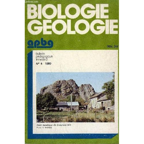 Biologie Geologie - N°4 - 1980