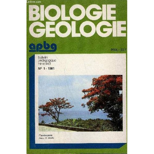 Biologie Geologie - N°1 -1981