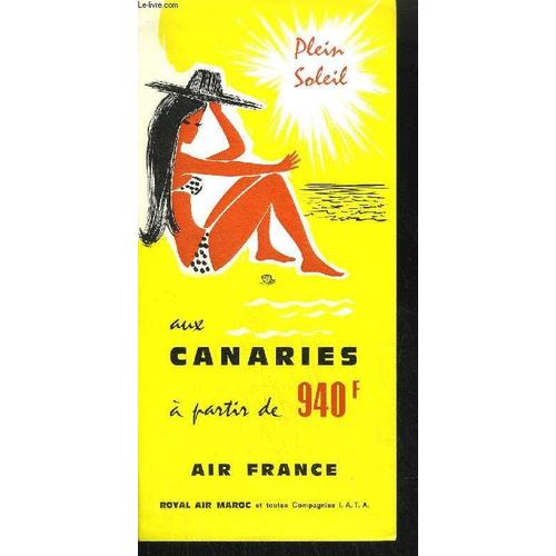Depliant / Plein Soleil Aux Canaries A Partir De 940f