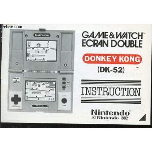 Instruction - Game & Watch Ecran Double : Donkey Kong (Dk-52).
