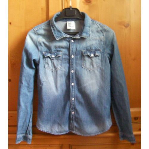 Chemise Jean H&m - Taille 10 Ans