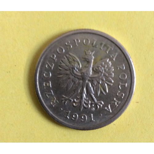 Pologne : Pièce 1 Zloty, 1991