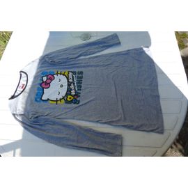 Chemise De Nuit Hello Kitty 10 Ans Gris