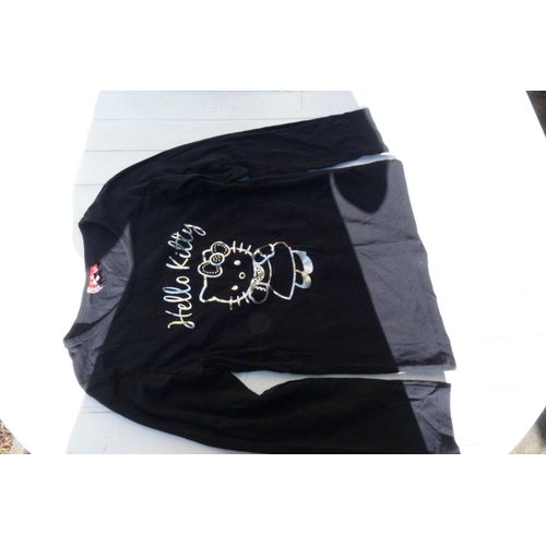 T-Shirt Hello Kitty 12 Ans Noir