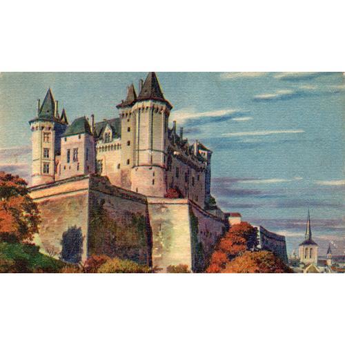 Carte Postale Ancienne La Douce France Chateaux De La Loire Chateau De Saumur Editions D Art Yvon Rakuten