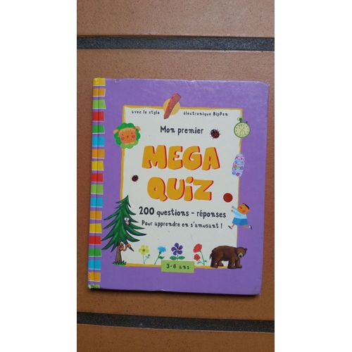 Mon Premier Mega Quiz 3-6 Ans