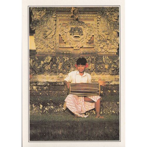 Indonésie, " Kuta, Enfant Au Tambour ".